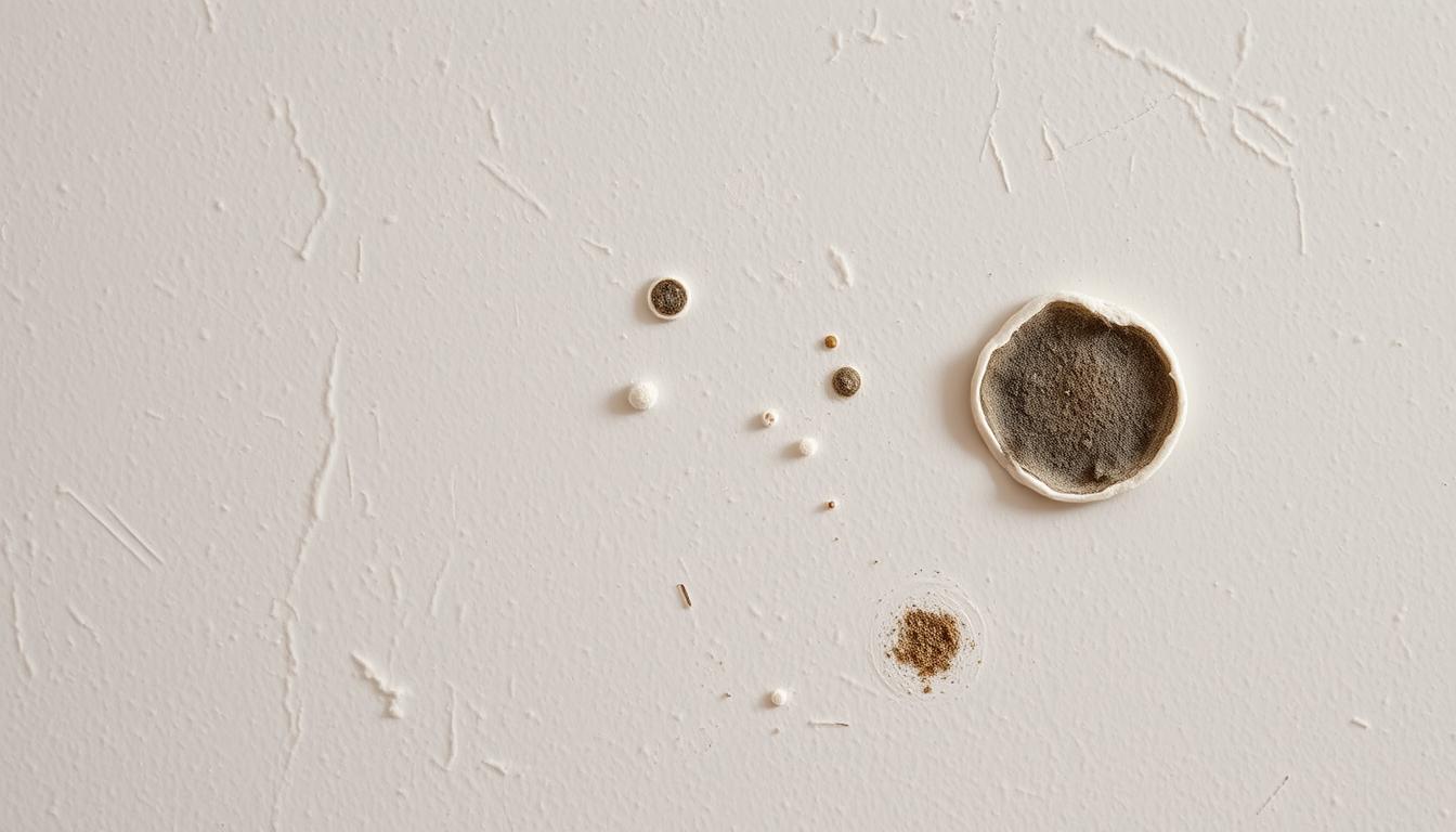 Pierwsze oznaki pojawienia się grzyba na ścianie - przebarwienia i wilgoć