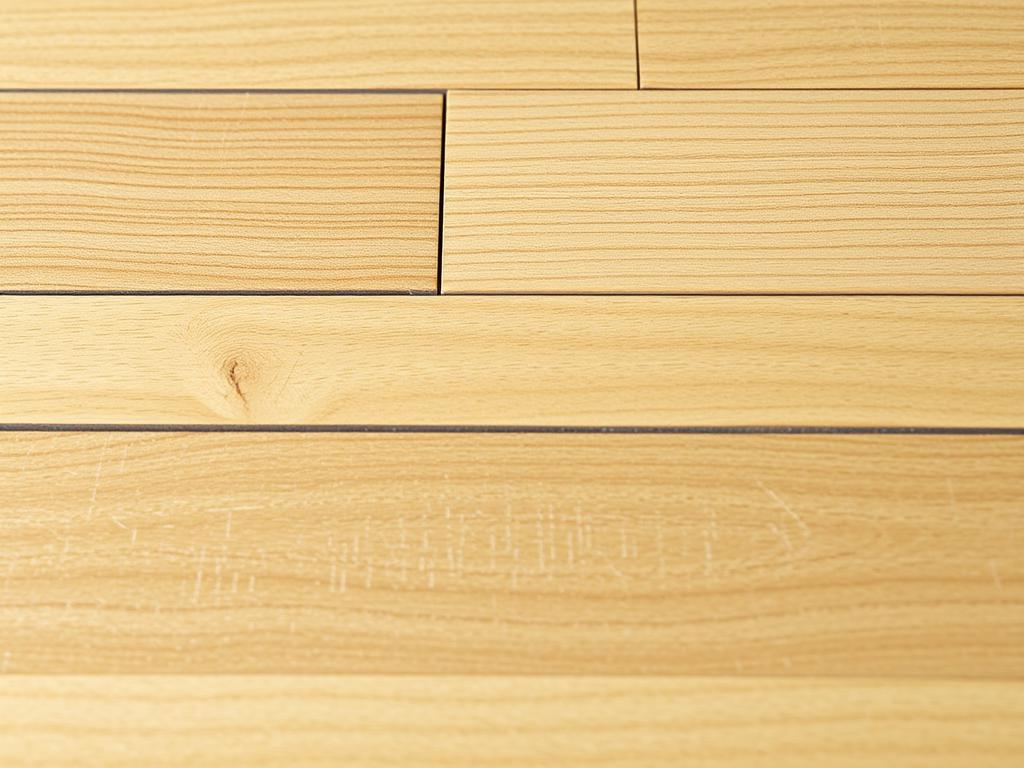 Różne rodzaje rys na panelach podłogowych - od powierzchownych zarysowań po głębokie rysy